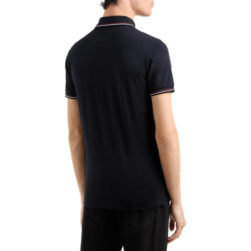 Emporio Armani Polo Polo Uomo con bordino in contrasto Blu P24 - EMPORIO ARMANI8N1FB41JPTZ - 06F9 - S - Francavilla Moda